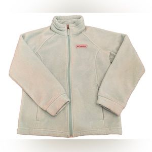 Columbia Fleece Zip-Up Jacket, Youth Size 10/12, Blue